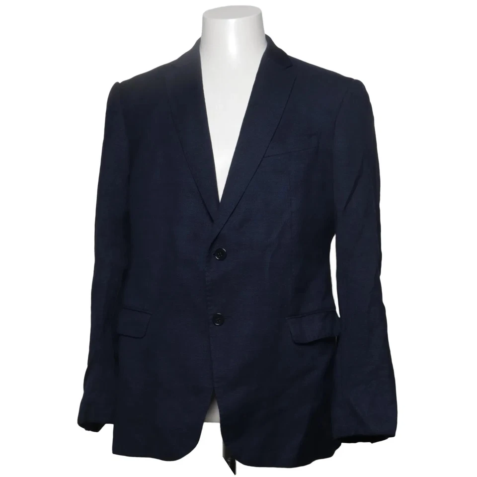 Emporio Armani, blazer, taille : 54, bleu, acétate/viscose/laine, autres #bGz - Photo 1/4
