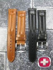 20mm CAVALRY LEATHER STRAP Watch BAND Brown Black X1 VICTORINOX SWISS ARMY X1