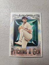 2022 Topps Allen  & Ginter Pitching a Gem Shane Bieber PAG-15 Guardians NM