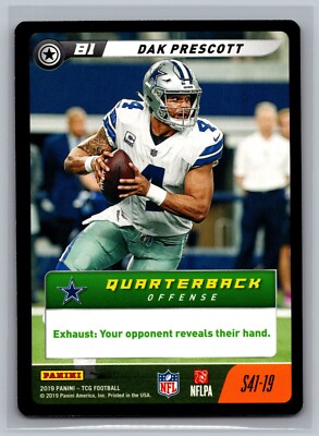 Dak Prescott 2019 NFL Five S41-19 Football NFL Card TCG CCG Game Cowboys QB