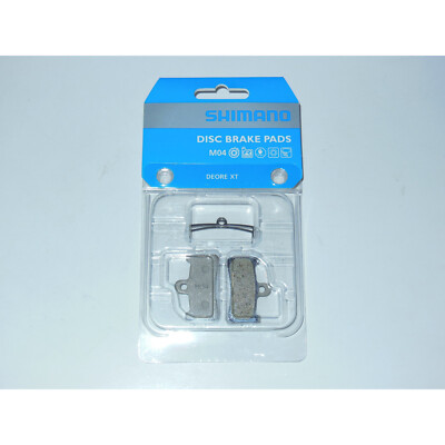 Shimano Deore XT M04 Resin Disc Brake Pad & Spring Set Y8B298090 BR-M755 Wet/Dry