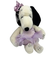 Peanuts Belle Beagle Vintage Plush Ballerina Puppy Dog Stuffed Animal