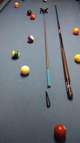 MOOSE CUE BRIDGE TELESCOPIC EXTENDABLE HEAD CRUTCH REST POOL SNOOKER 9 POSITIONS - Picture 6 of 12