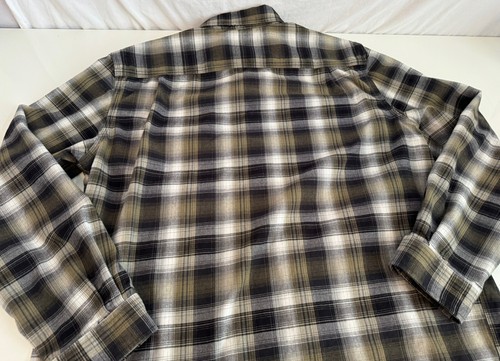 Carhartt Herren Original Passform kariert Brusttasche L/S Shirt Größe XLT schwer dick - Bild 6 von 7
