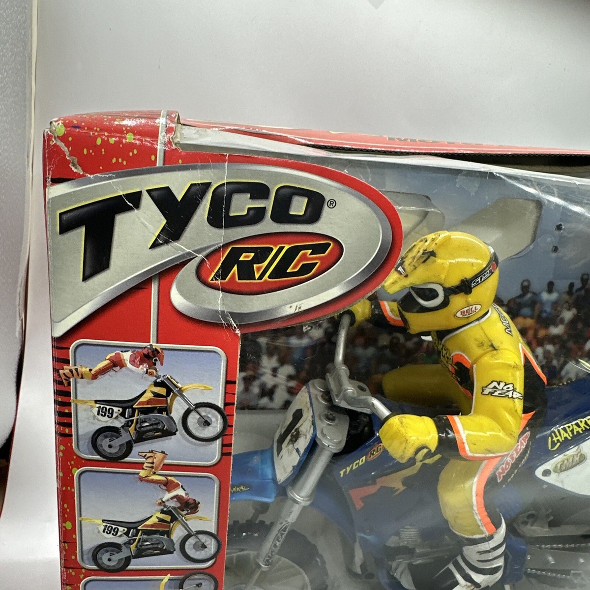 TYCO RC Xtreme Moto-X-Cycle Travis Pastrana Motorcycle Dirt Bike