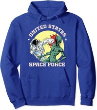 United States Space Force Funny Space Lover And UFO Unisex Hooded Sweatshirt