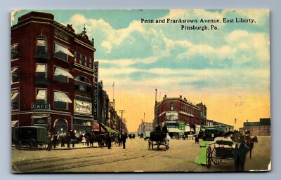 1913 PENN FRANKSTOWN, EAST LIBERTY, PITTSBURGH, PA, DOEHRING KLEMAN Postcard P23