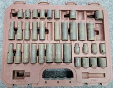 Matco Tools SAP486V ADV 1/4" MM & SAE Shallow & Deep Impact Socket Set Read Desc