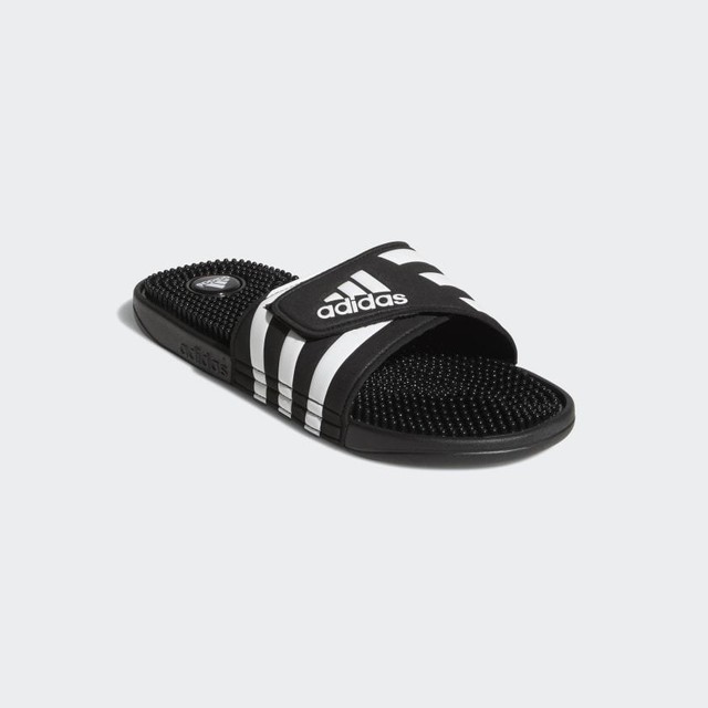 Mens Adidas Adissage Black Slides Shower Sandal Athletic Sport 078260 Size 12-13 | eBay