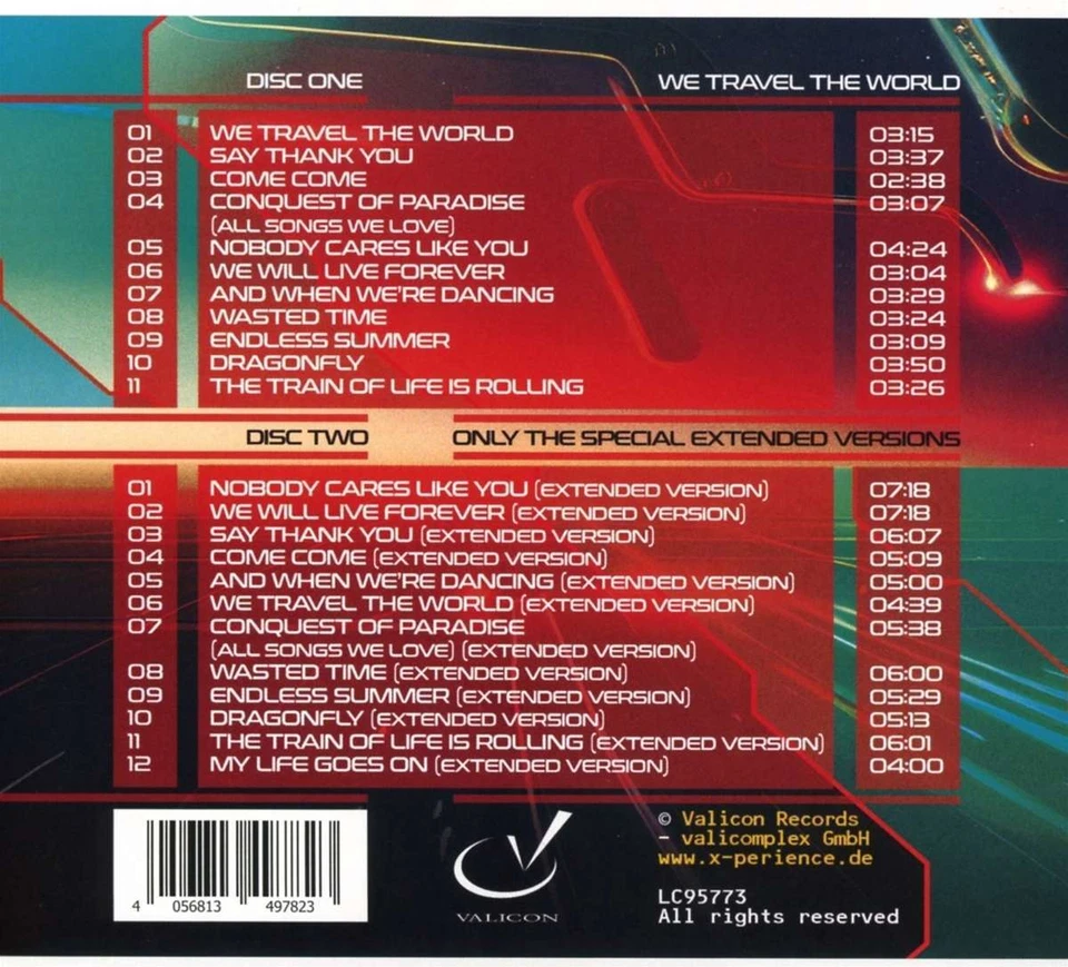 X-PERIENCE We Travel The World LIMITED 2CD Digipack 2023 - Bild 2 von 2