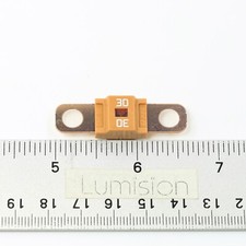 Premium 58V DC ANS MIDI Fuse 30A midifuse 30 amp 58VDC 6mm Bolt On - Orange