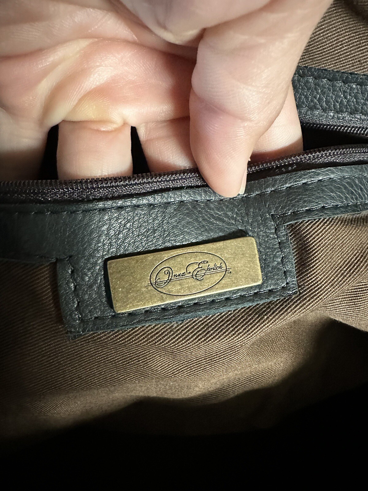 onna ehrlich Leather Handbag - image 8