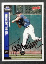 2001 Upper Deck ( VICTORY ) SIGNED: Todd Hollandsworth, ROCKIES #548
