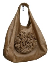 Large Maurizio Taiuti Leather Shoulder Bag/tote 18" X 12"