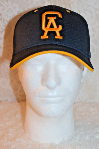 The Game Pro headgear GAMETEK baseball cap CA Rebels NWT navy blue & yellow L/XL