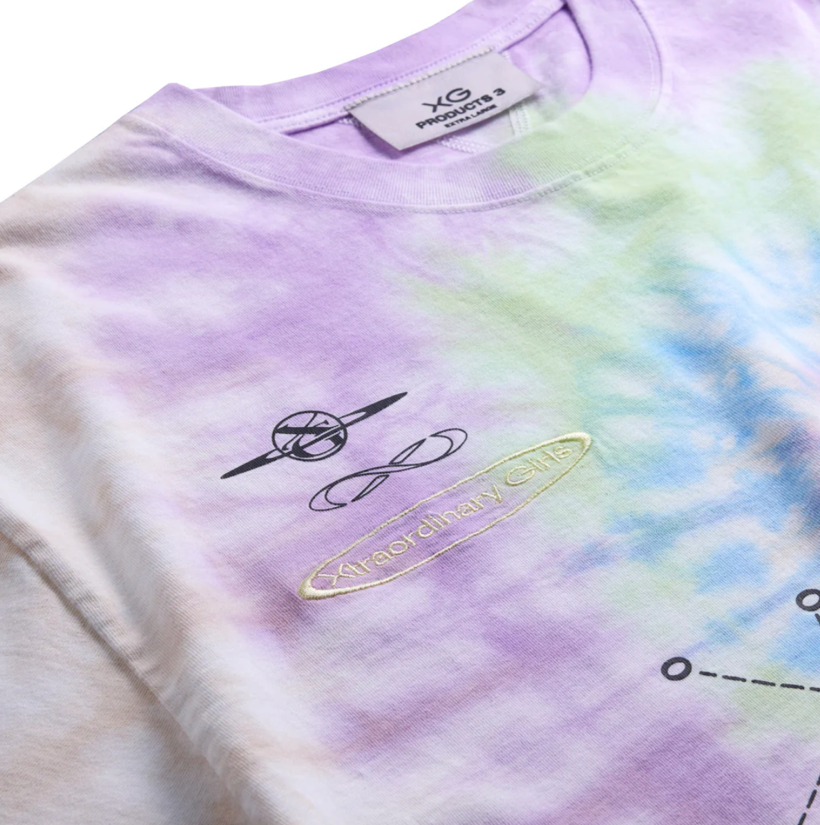 XG Tie Dye Crew Neck Tee Tシャツ XL NEW] XG Tie-Dye Crew Neck Tee [M] world tour PRODUCTS 3