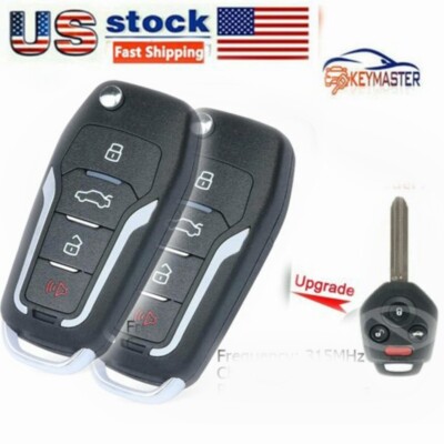 2XUpgraded Remote Key FOB for Subaru Forester Impreza CWTWB1U811 315MHz 4D82