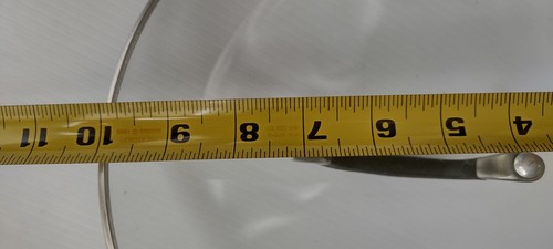 Simply Calphalon Replacement Lid Glass Black Handle 9.8" Inner Rim 10.5" Outer - Picture 2 of 5