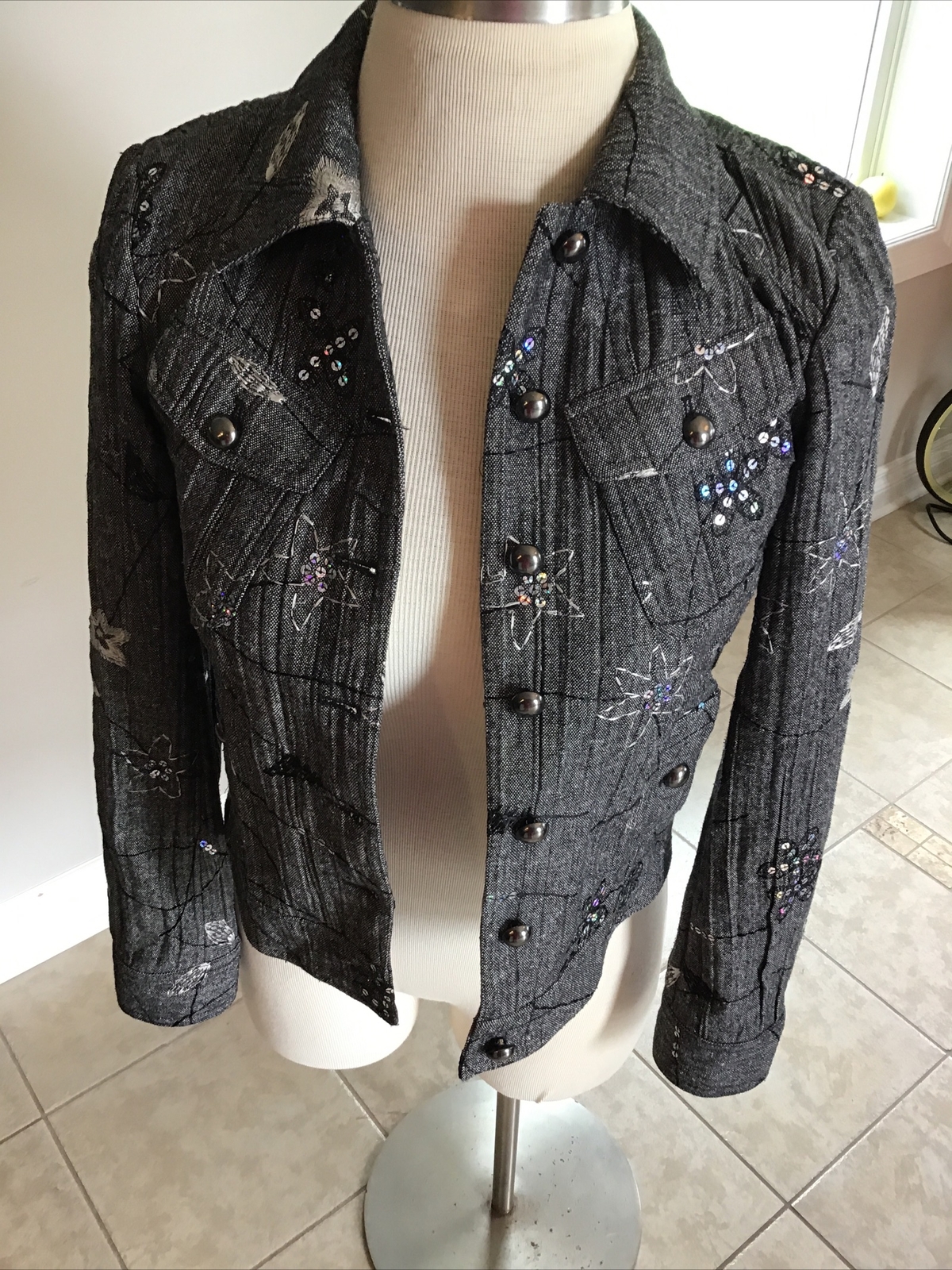 RENFREW COLLECTION  Poly Blend Lined Embellished … - image 8