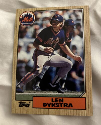 1987 Topps #295 Len Dykstra