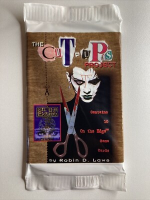 1995 On The Edge CCG TCG   The Cut-Ups Project Booster Pack NEW FACTORY SEALED