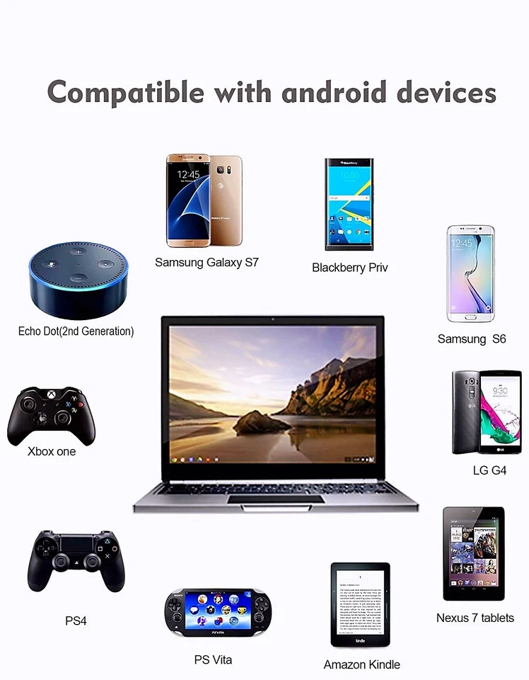 Fast Micro USB Cable Charger Cord For Samsung Galaxy J7 S6 S7 Edge - Image 2 of 3