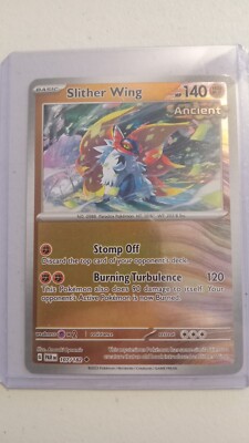 2023 Pokémon Slither Wing Paradox Rift Reverse Holo Basic Uncommon