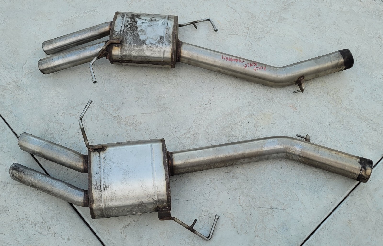 Rolls Royce RR Phantom Exhaust Muffler  Custom