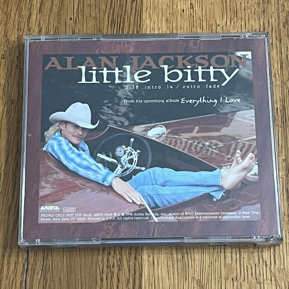Alan Jackson Little Bitty Single CD Promo “Not For Sale” ASCD-3048 - Image 4 of 4