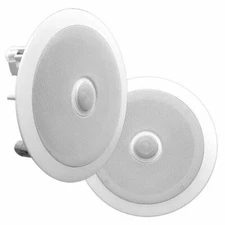 Pyle PDIC60 In-Wall / In-Ceiling Dual 6.5-inch Speaker System, 2-Way, White .