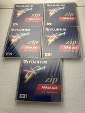 Fujifilm 5-100 MB Mac Formatted Zip Disk NEW SEALED
