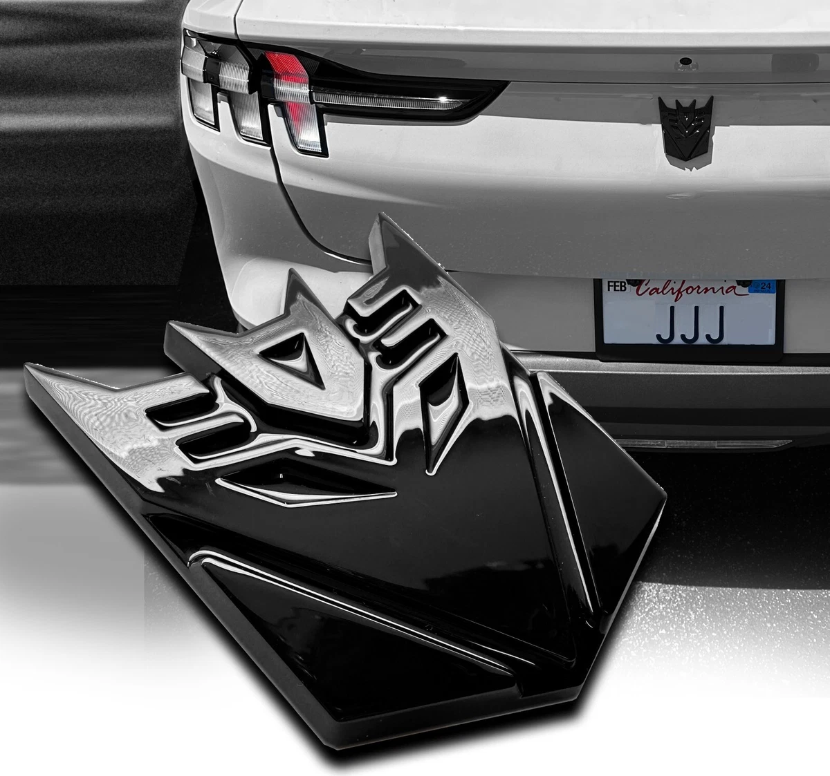 Black decepticon car emblem deals