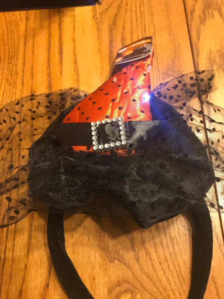 Devil Headband - womens - Happy Halloween 🎃 Witch Hat Headband - NWT Ships N24 - Image 3 of 4