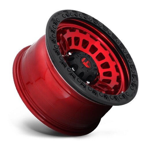 17 FUEL ZEPHYR CANDY RED BLACK LIP WHEEL D63217907545 JEEP