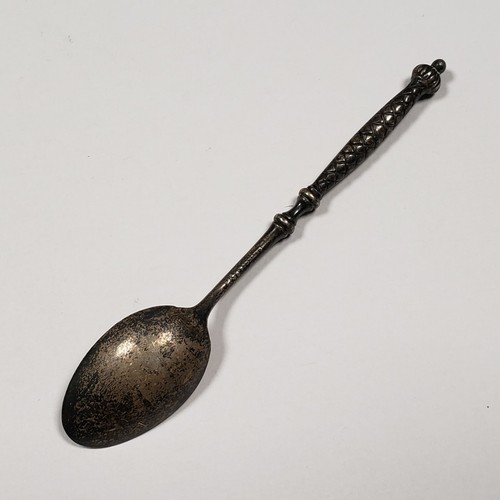 Sterling Silver Souvenir Spoon - Omaha Nebraska - Vintage Hand Engraved - FL0989 - Picture 5 of 10