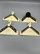 4 Sets -Lindsay Phillips Interchangeable Shoe Switchflop Straps -Medium Size 7/8