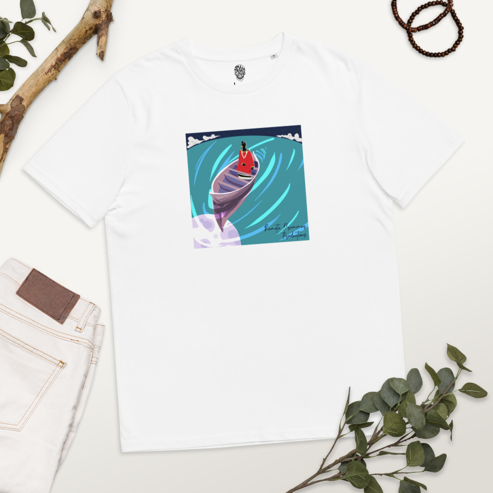 ◆Rest & Recreation◆ WAVE LOGO COLORATION TSHIRT GREY RR25 Classic Tee - Blue Logo – B&B Race Chassis