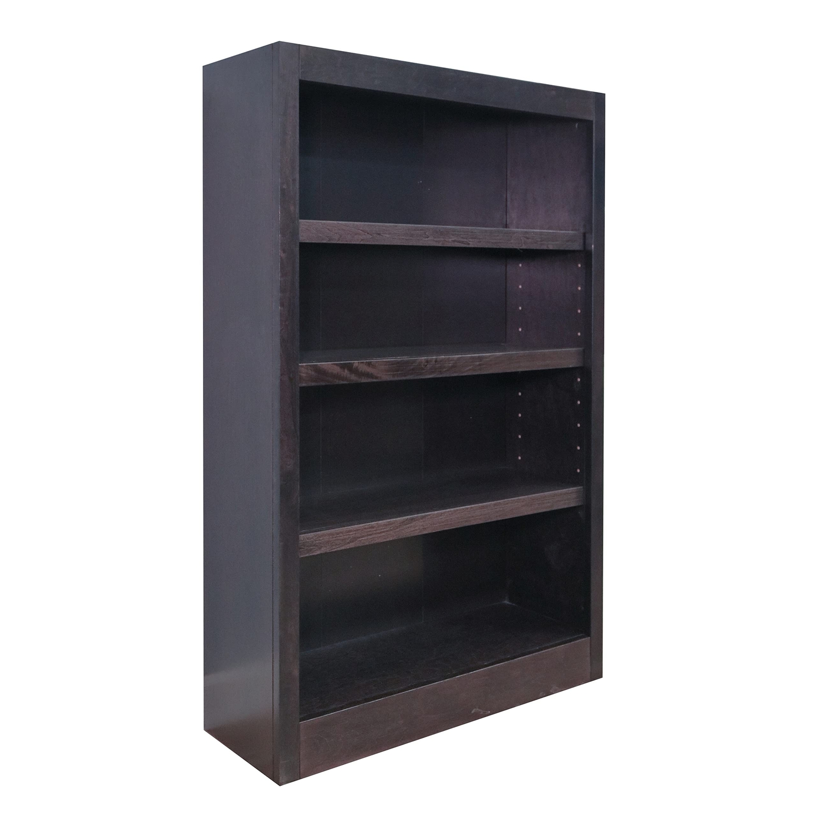 Concepts In Wood Midas Four Shelf Bookcase 48" H Espresso Fi
