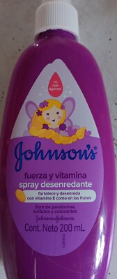 Johnsons no more tangles Kids Detangling Spray Works Quickly 
