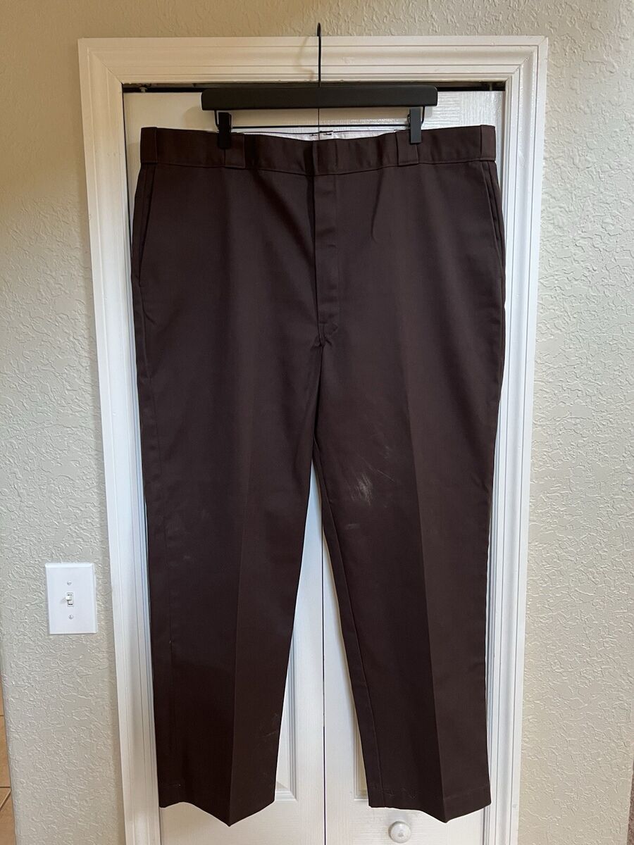 Vintage 90's Dickies 874 Brown Straight Pants 44 X 30 Vintage 90's Dickies 874 Brown Straight Pants 44 X 30