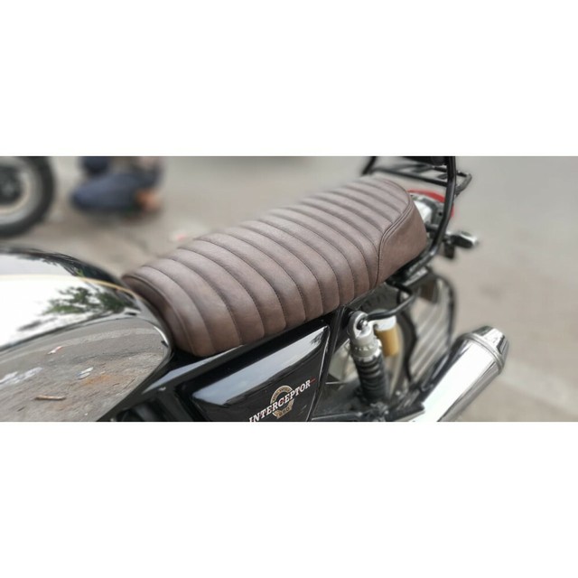 Royal Enfield Interceptor 650 Seat Cover With Added Cushion (Double Ton Brown) eBay