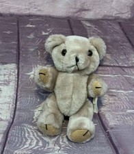 Jointed Tan Plush Bear 6"