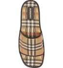 100% AUTHENTIC NEW WOMEN BURBERRY ALIXA CHECK QUILTED SLIDE SANDALS US 8 — photo 2