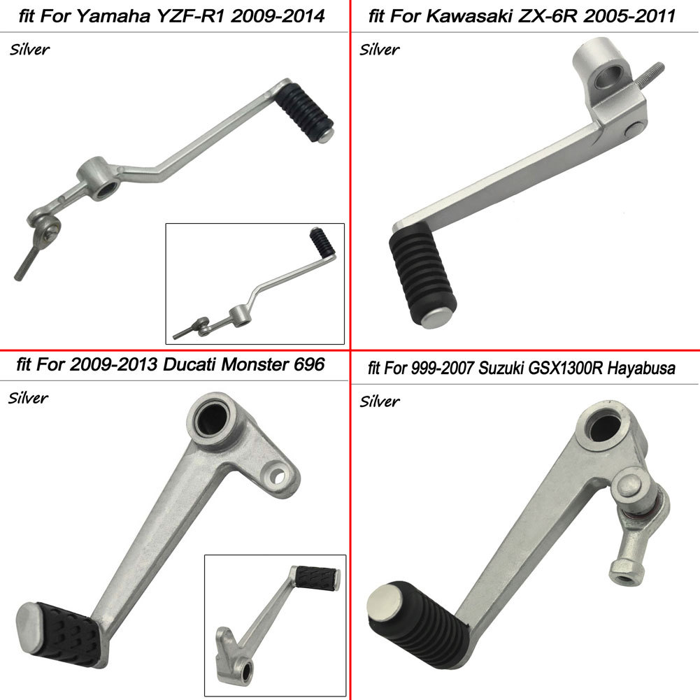 Silver Gear Shift Lever Pedal Change For Honda CBR600 F4 F4i CBR600RR