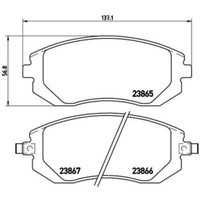 Brembo Bremsbelagsatz Scheibenbremse Vorne FüR Subaru Forester 2.0 D AWD 2.0I