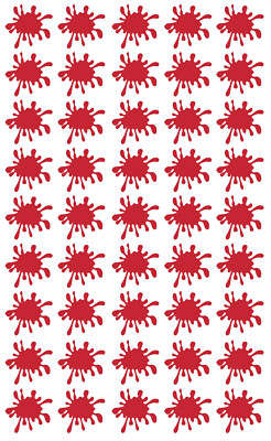 Kleine Farbspritzer Vinyl Aufkleber, Wandaufkleber, Decals, Basteln Kartenbasteln