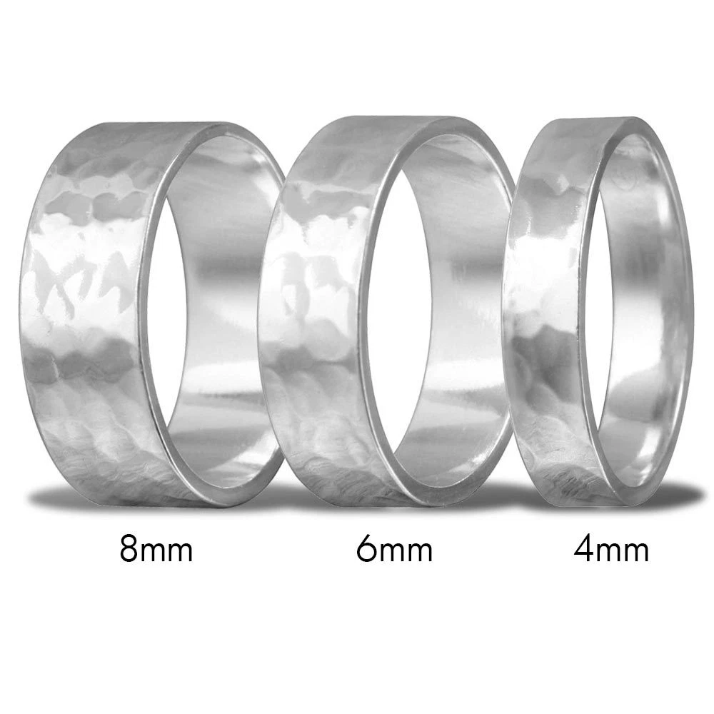 Flat store wedding band