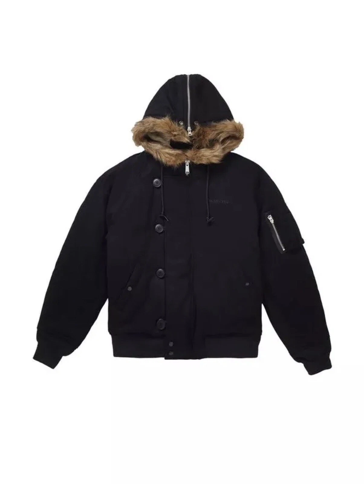 Veste en laine Supreme N 2B noire homme XL