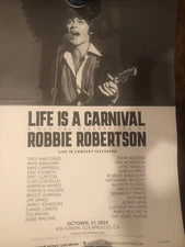 Robbie Robertson Tribute Eric Clapton Bob Weir Trey Anastastio Poster  277/500