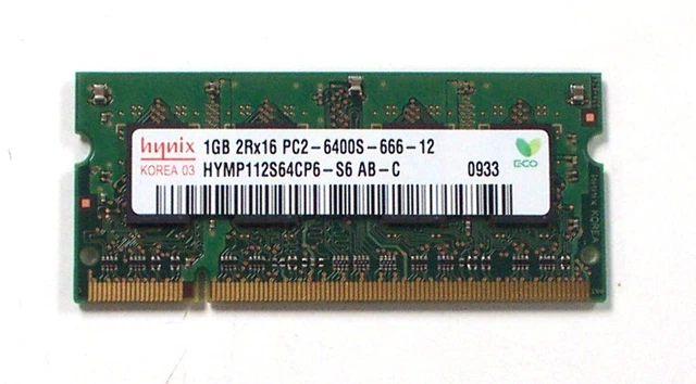 1 GB Capacity per Module DDR2 SDRAM DIMM Computer Memory (RAM) with 2 Modules and 200 Pins